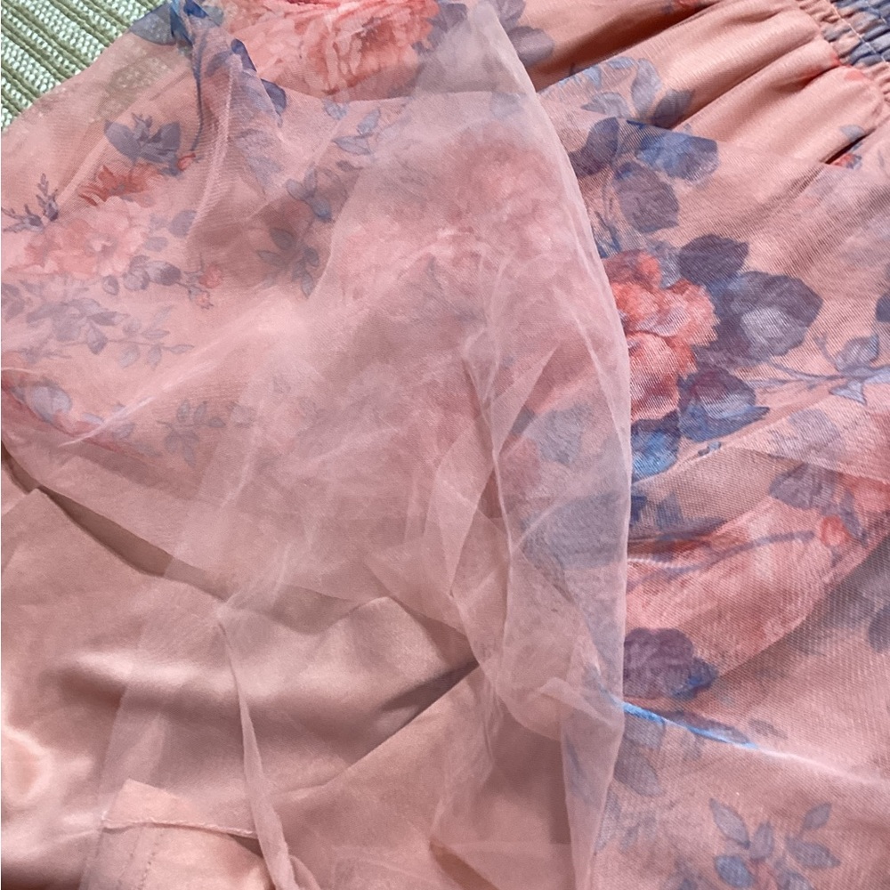 NWT Baltic Born large Tivoli Tulle dress in coral - Picture 7 of 15